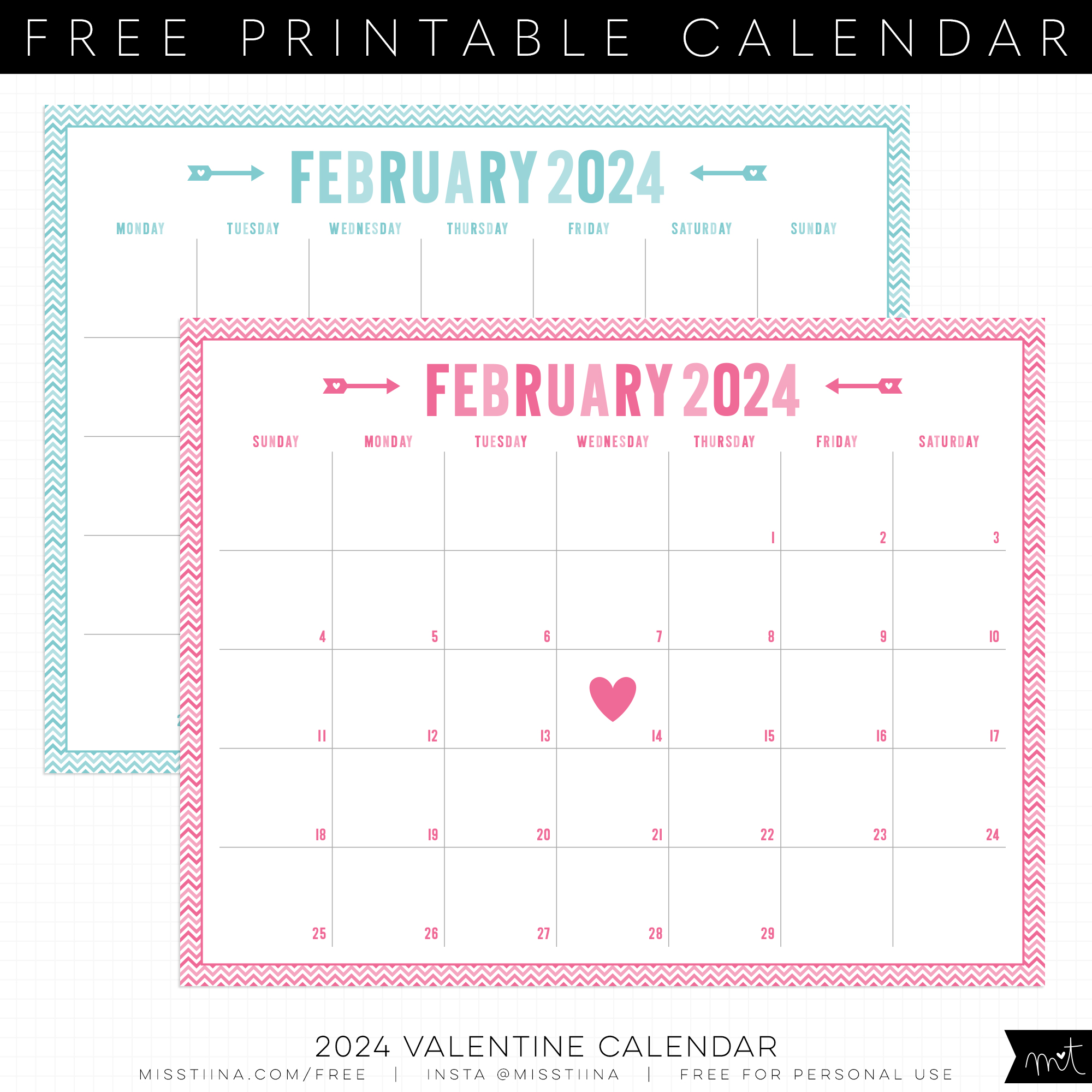 2024 Valentine Calendars