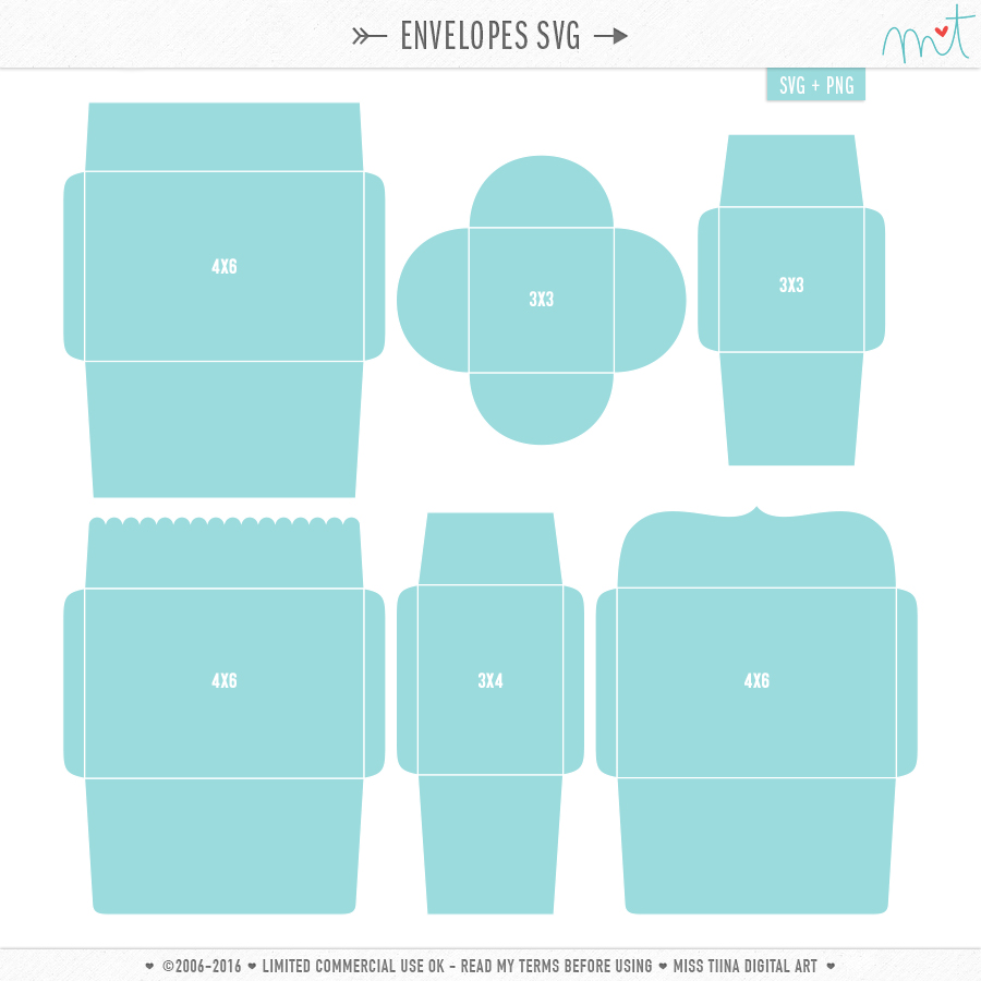 Download Envelope Templates And Svg S Misstiina Com