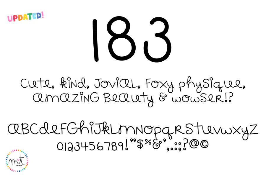 183 Font