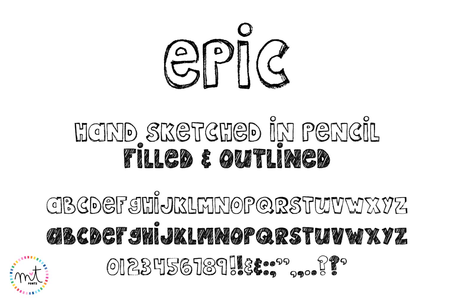 MTF Epic • Miss Tiina Fonts