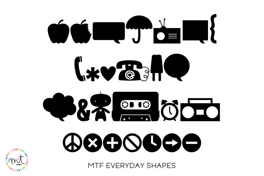 MTF Everyday Shapes Font