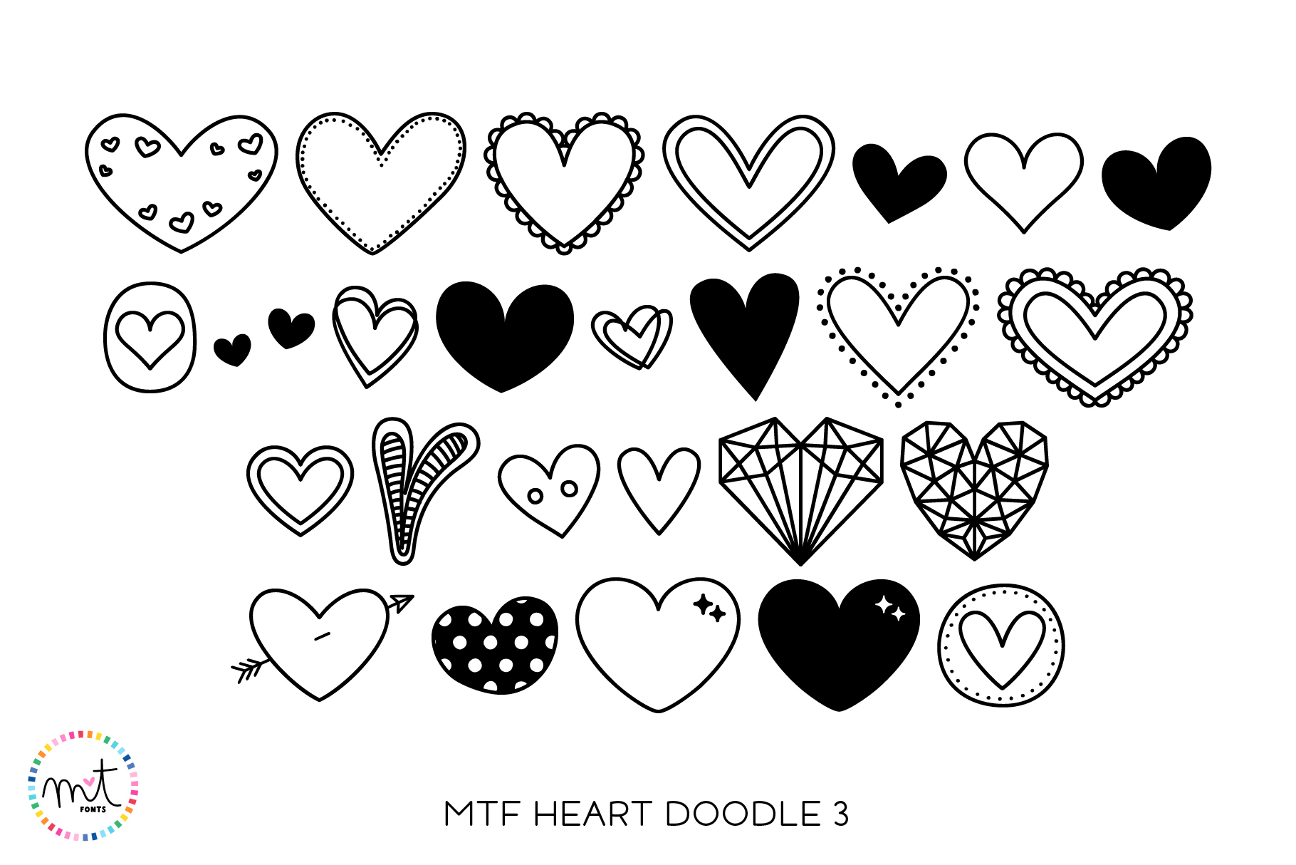 heart doodle 3