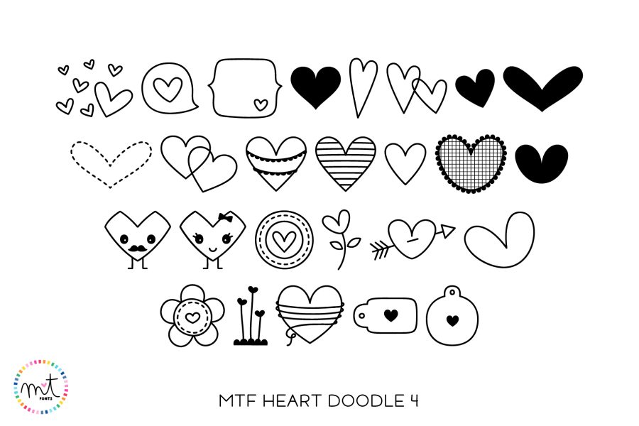 heart doodle 4