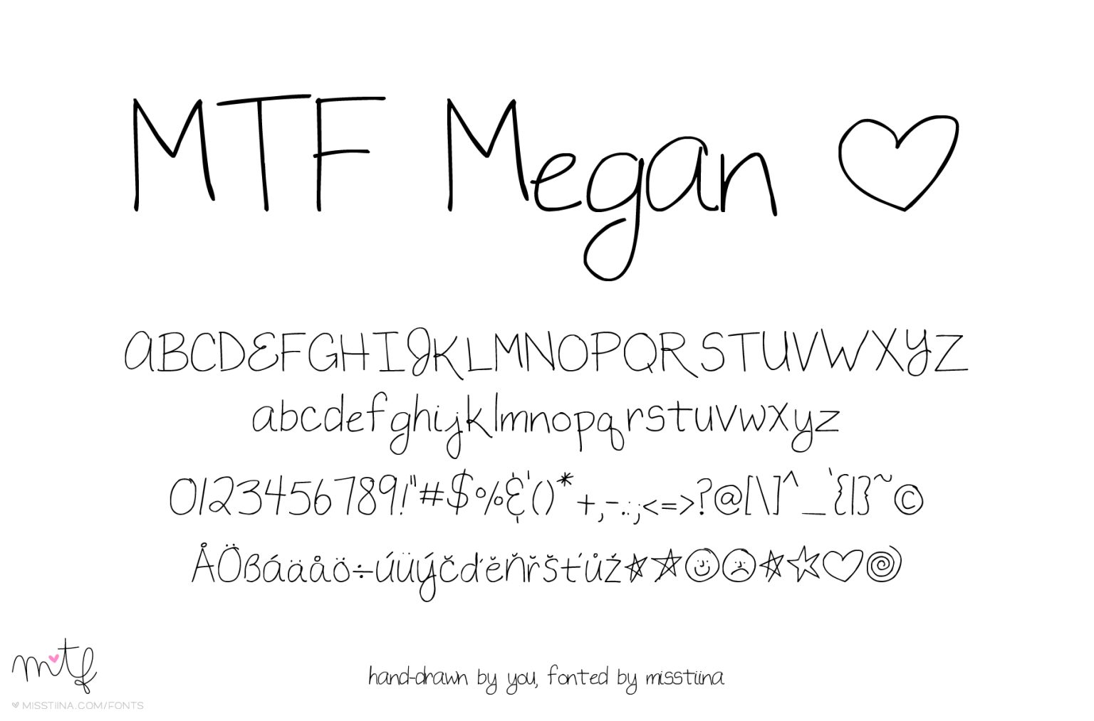 MTF Megan • Miss Tiina Fonts