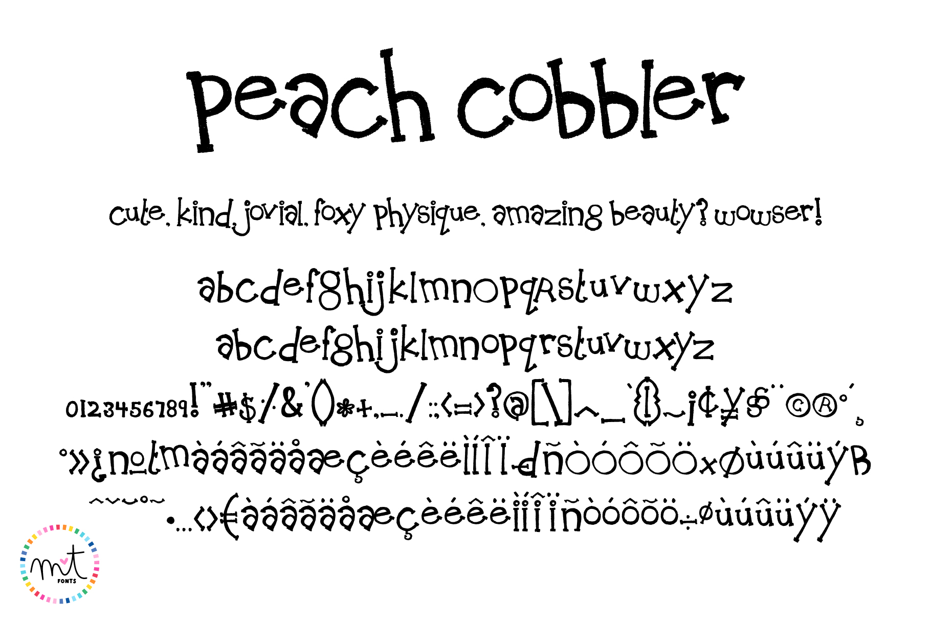 peach cobbler