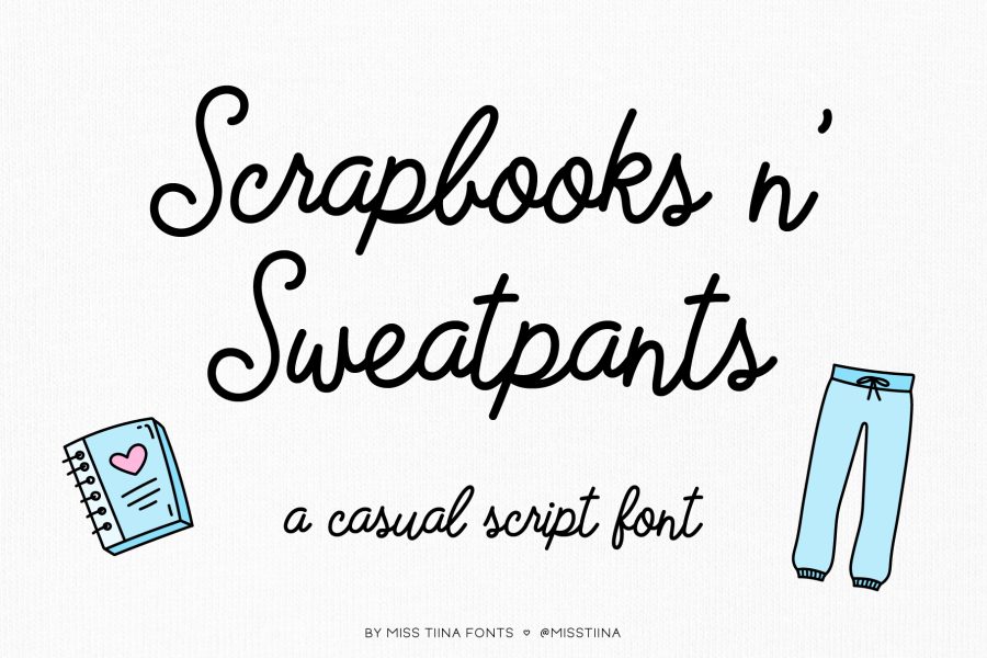 MTF Scrapbooks n' Sweatpants Font