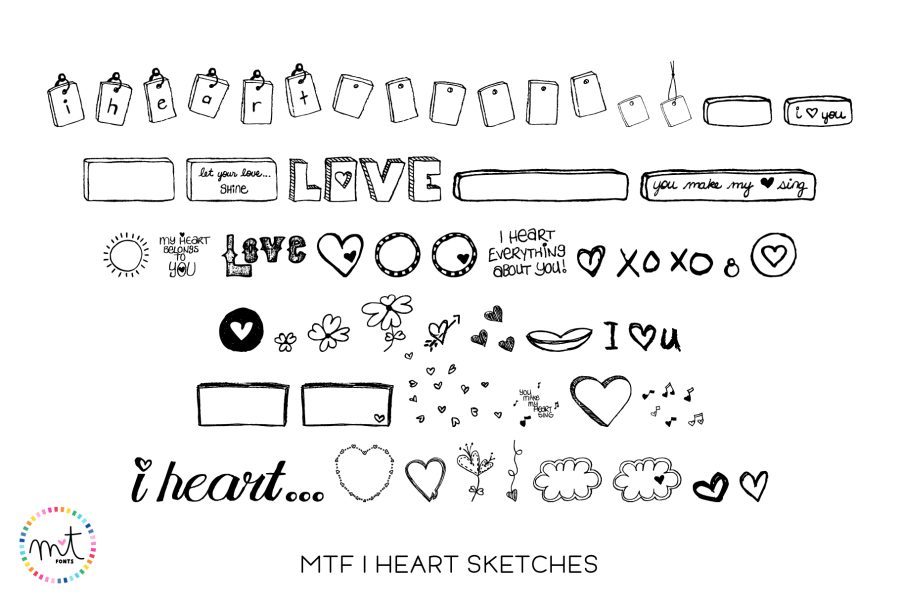 i heart sketches