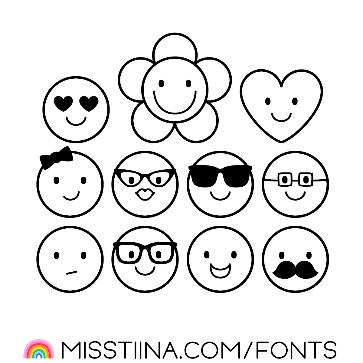 MTF Cheeky Emoji Doodles