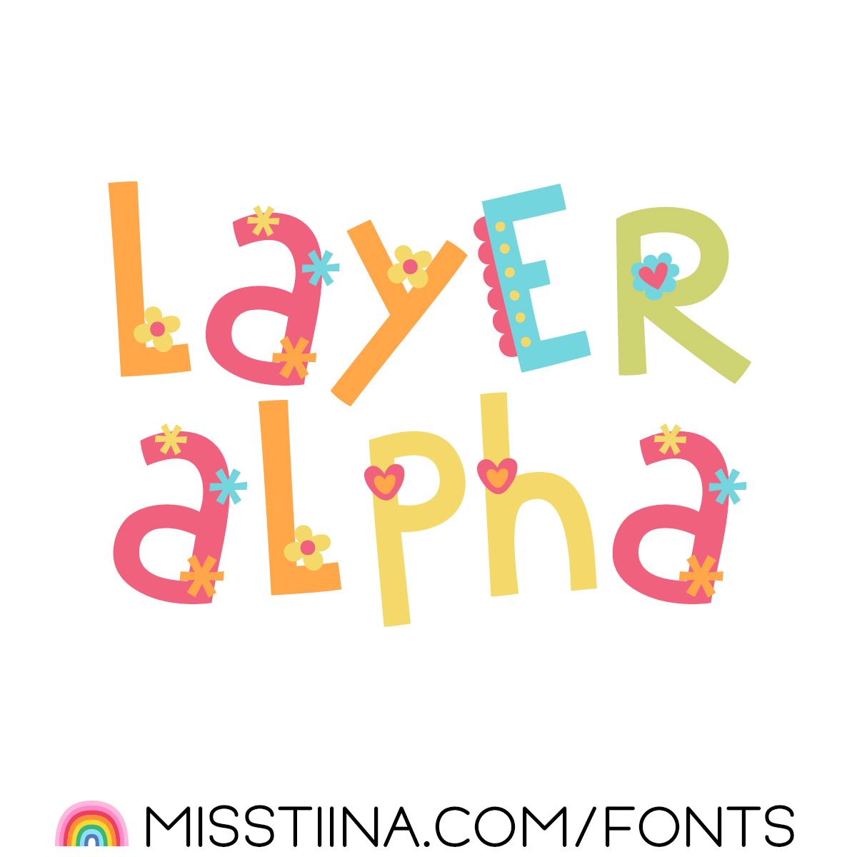 MTF Layer Alpha Font