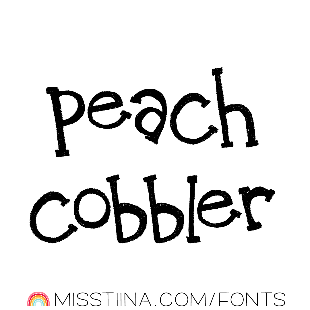 MTF Peach Cobbler