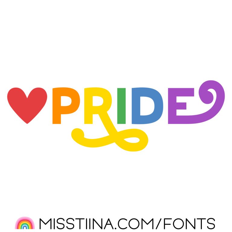 MTF Pride Font