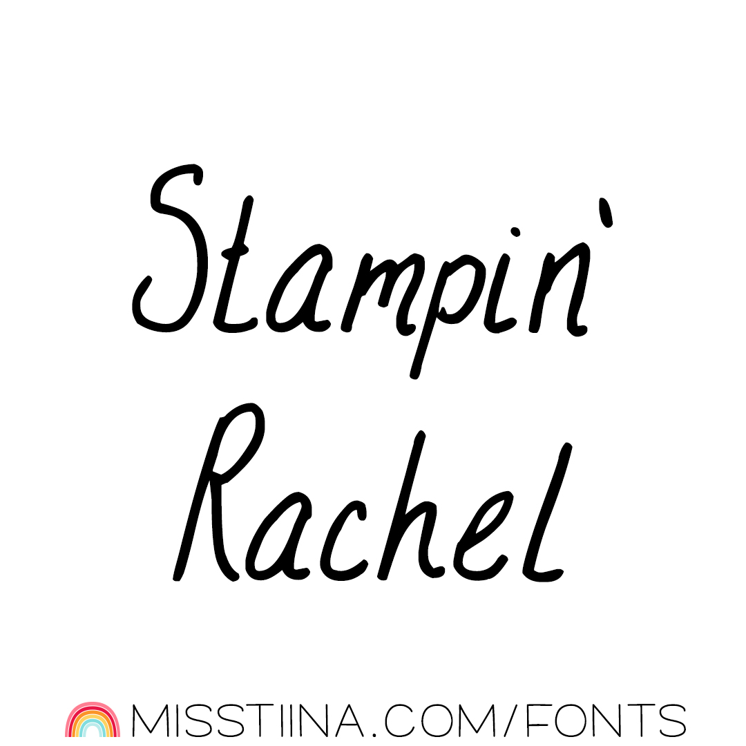MTF Stampin’ Rachel