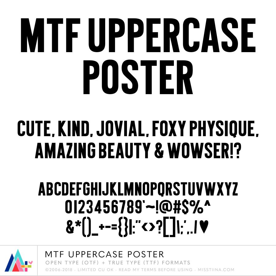 uppercase poster