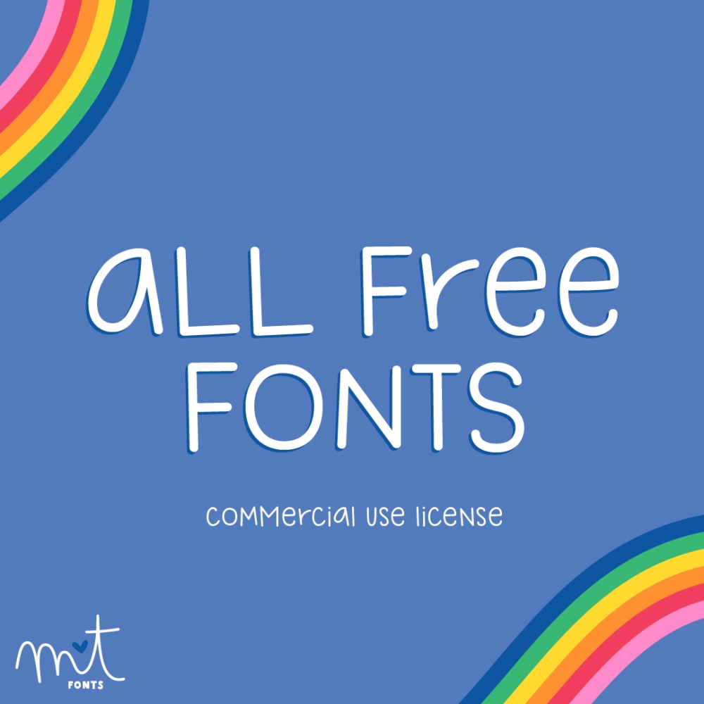ALL FREE Fonts :: Commercial Use License