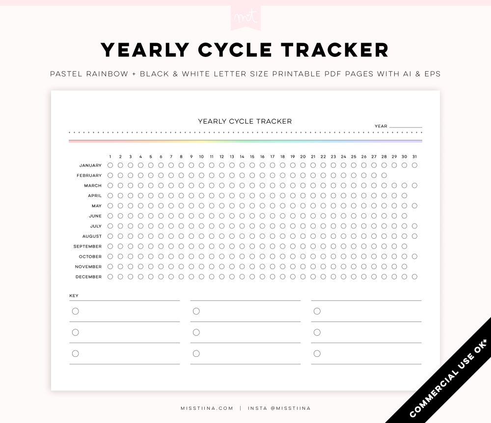 Yearly Cycle Tracker