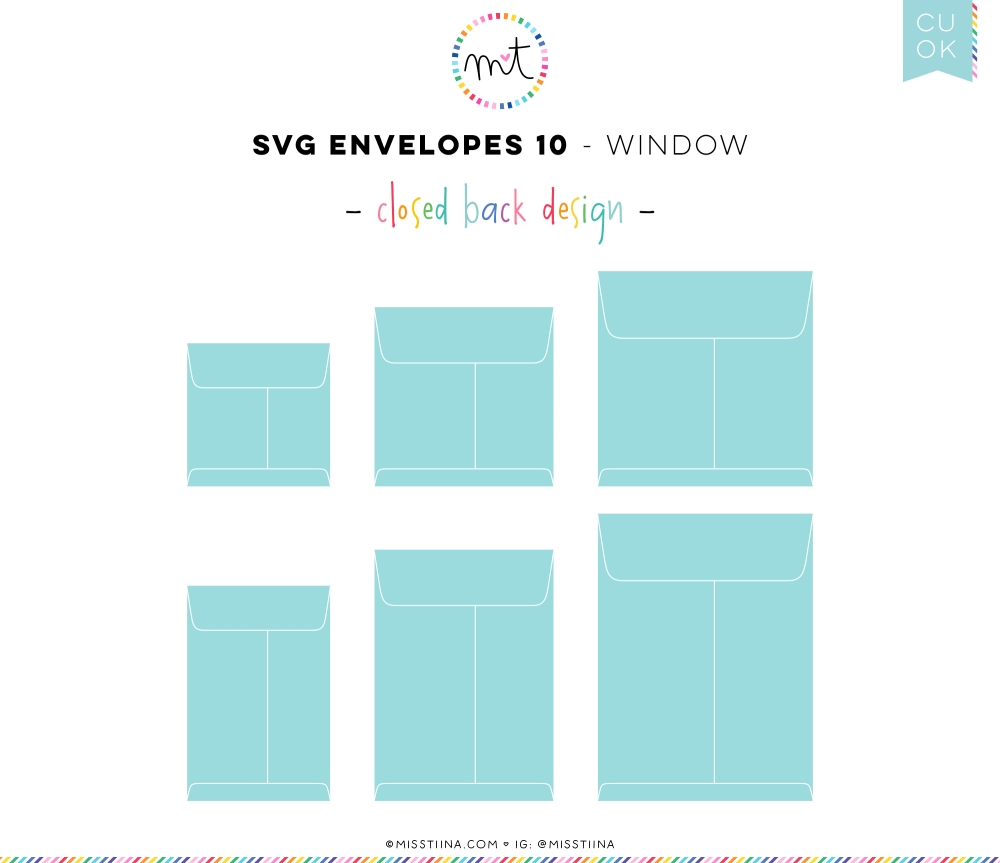 Envelopes 10 Window SVG