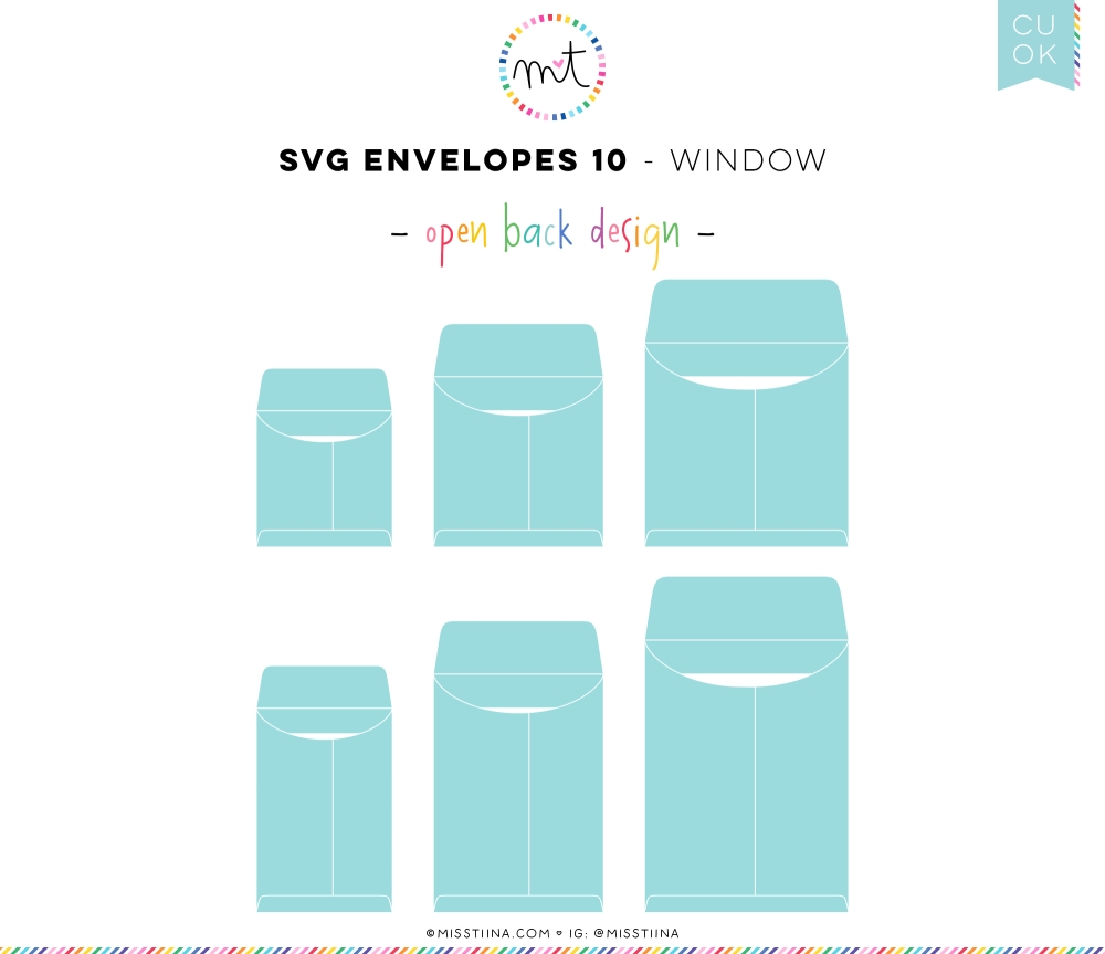 Envelopes 10 Window SVG