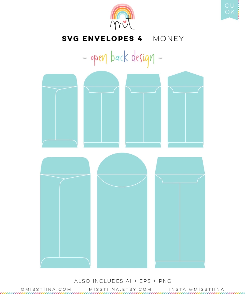 Envelopes 4 - Money SVG