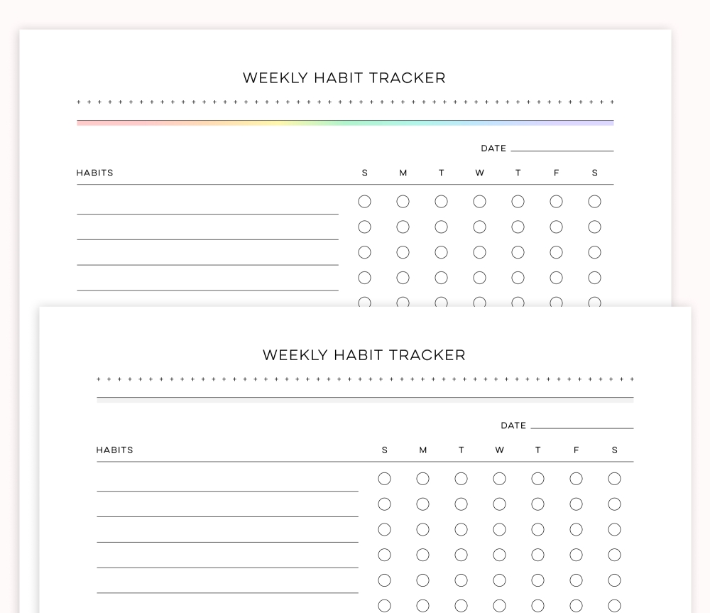 Weekly Habit Tracker