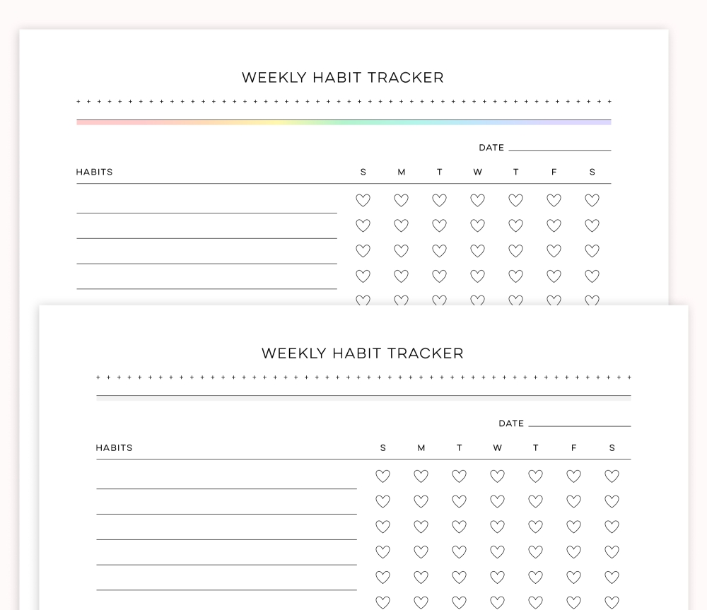 Weekly Habit Tracker