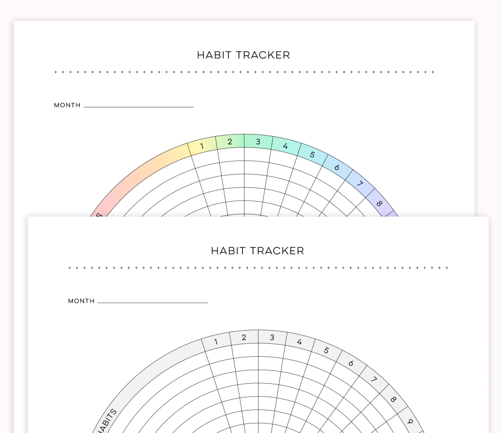 Habit Tracker Wheel