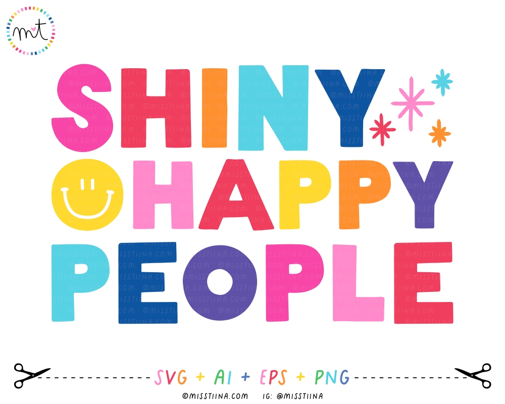 Shiny Happy People SVG