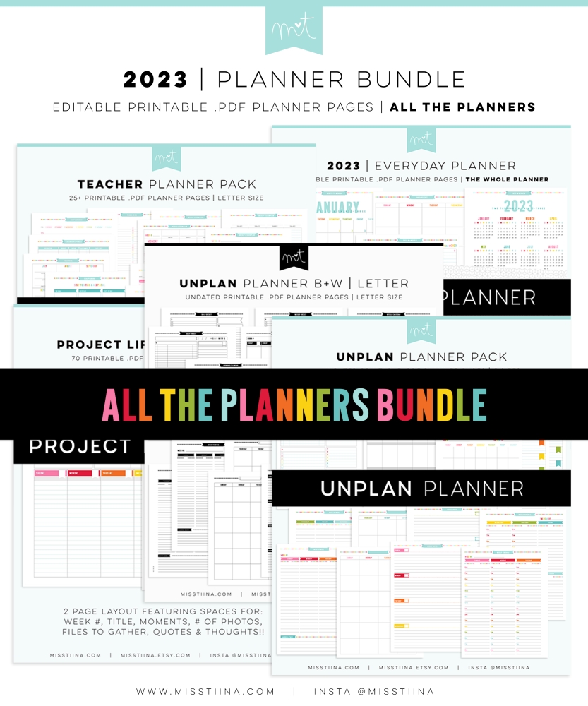 2023 ALL Planners Bundle