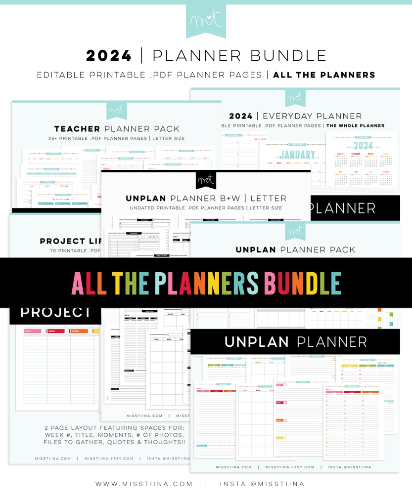 2024 ALL Planners Bundle