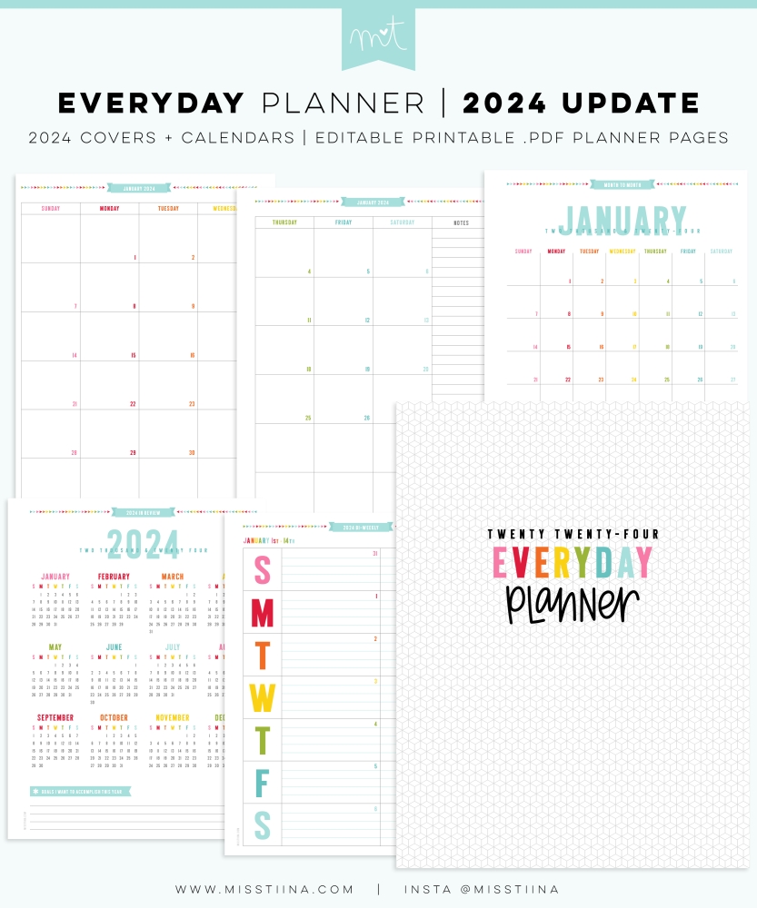 2024 Everyday Planner UPDATE