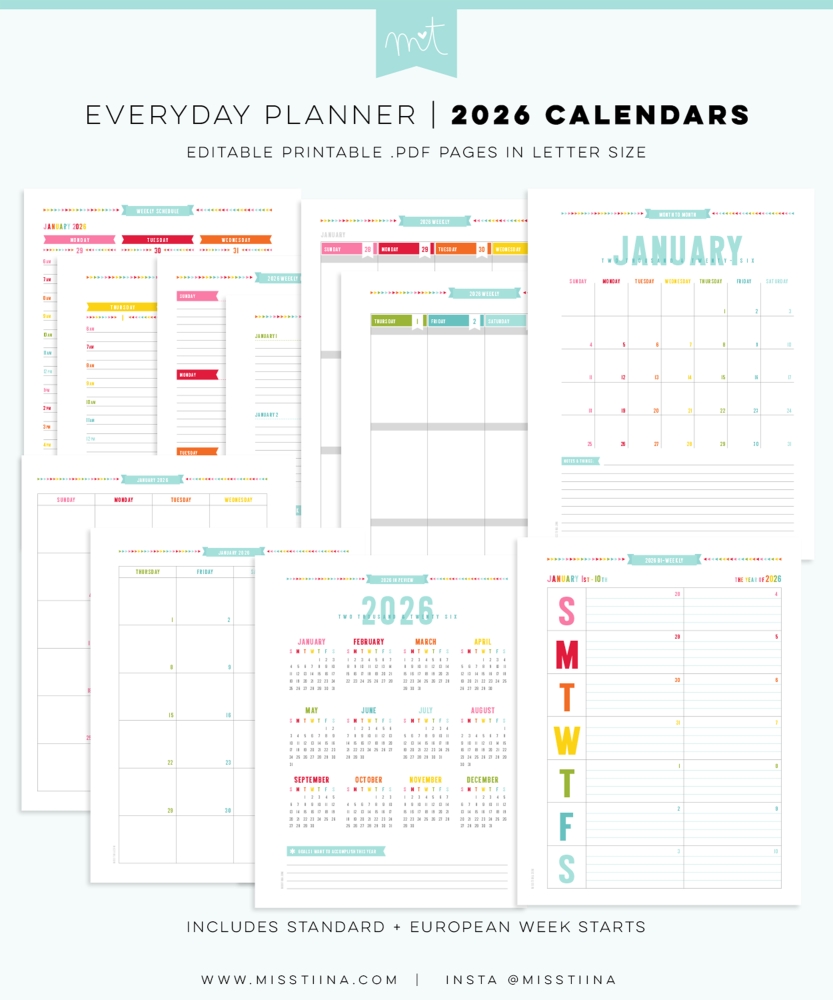 2026 Everyday Planner UPDATE