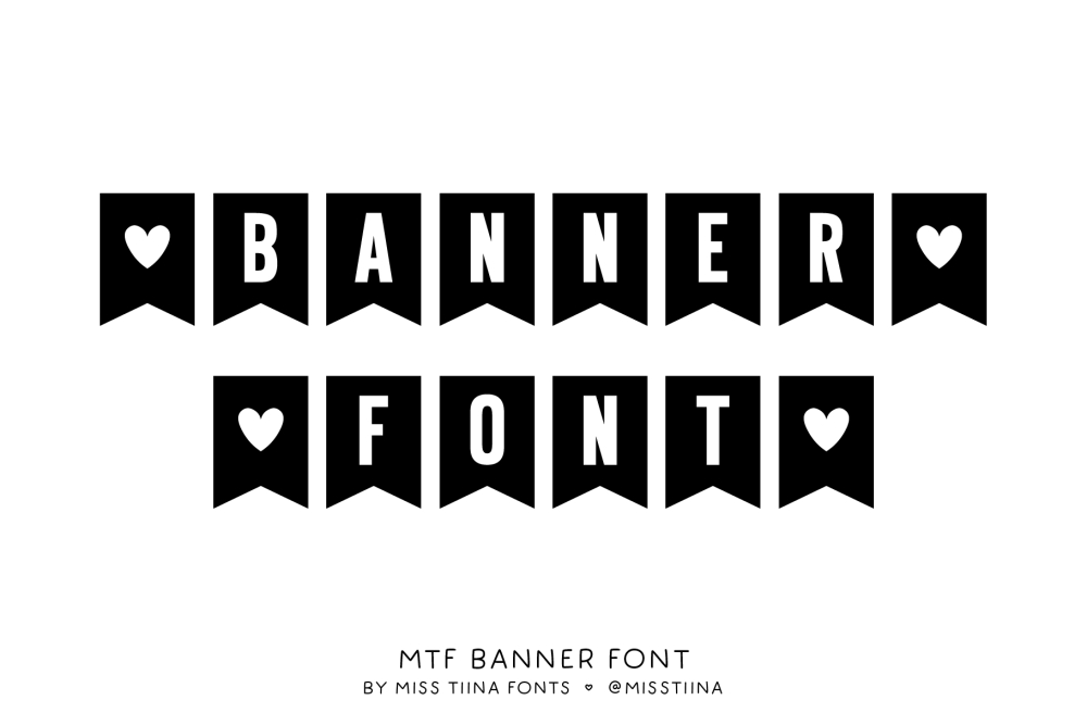 MTF Banner Font