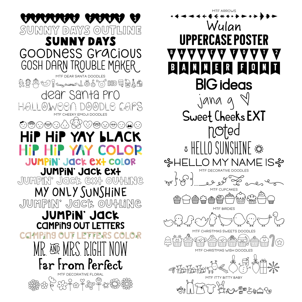 Miss Tiina Fonts - Font Bundle