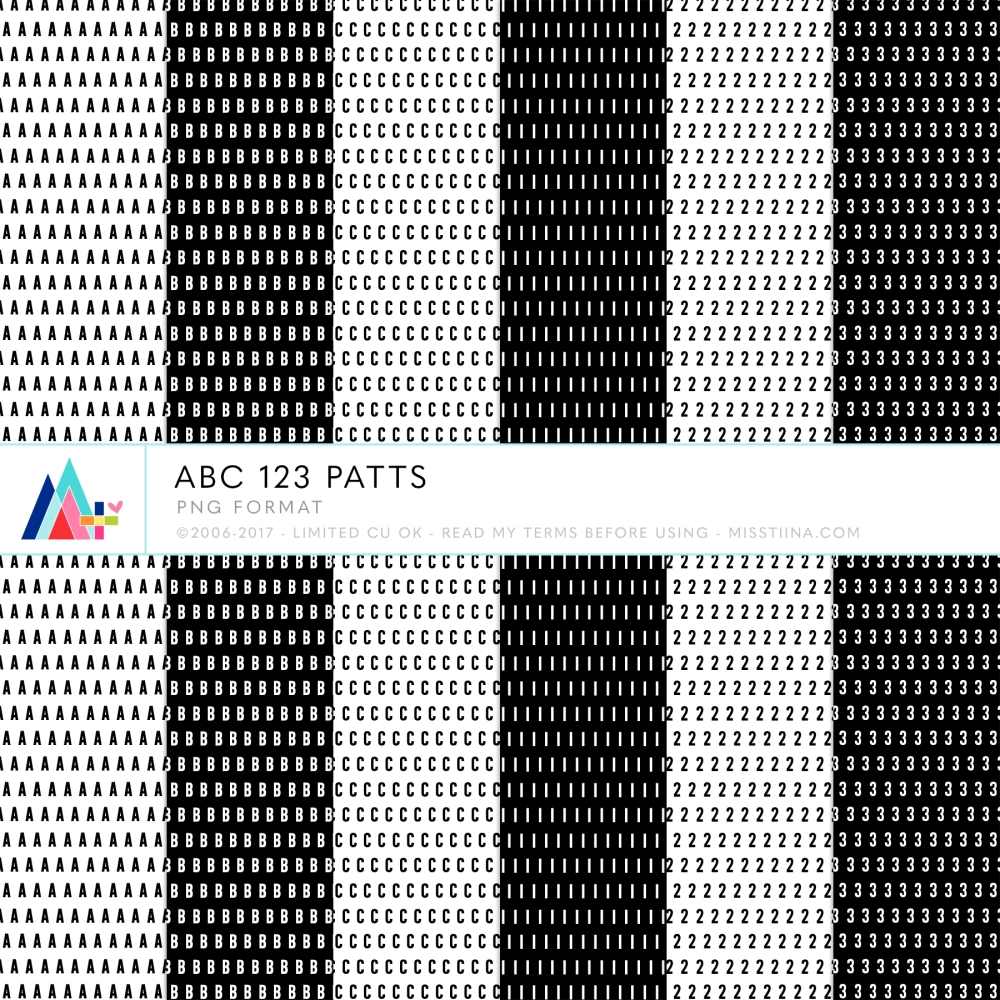 ABC 123 Patts + Bonus CU