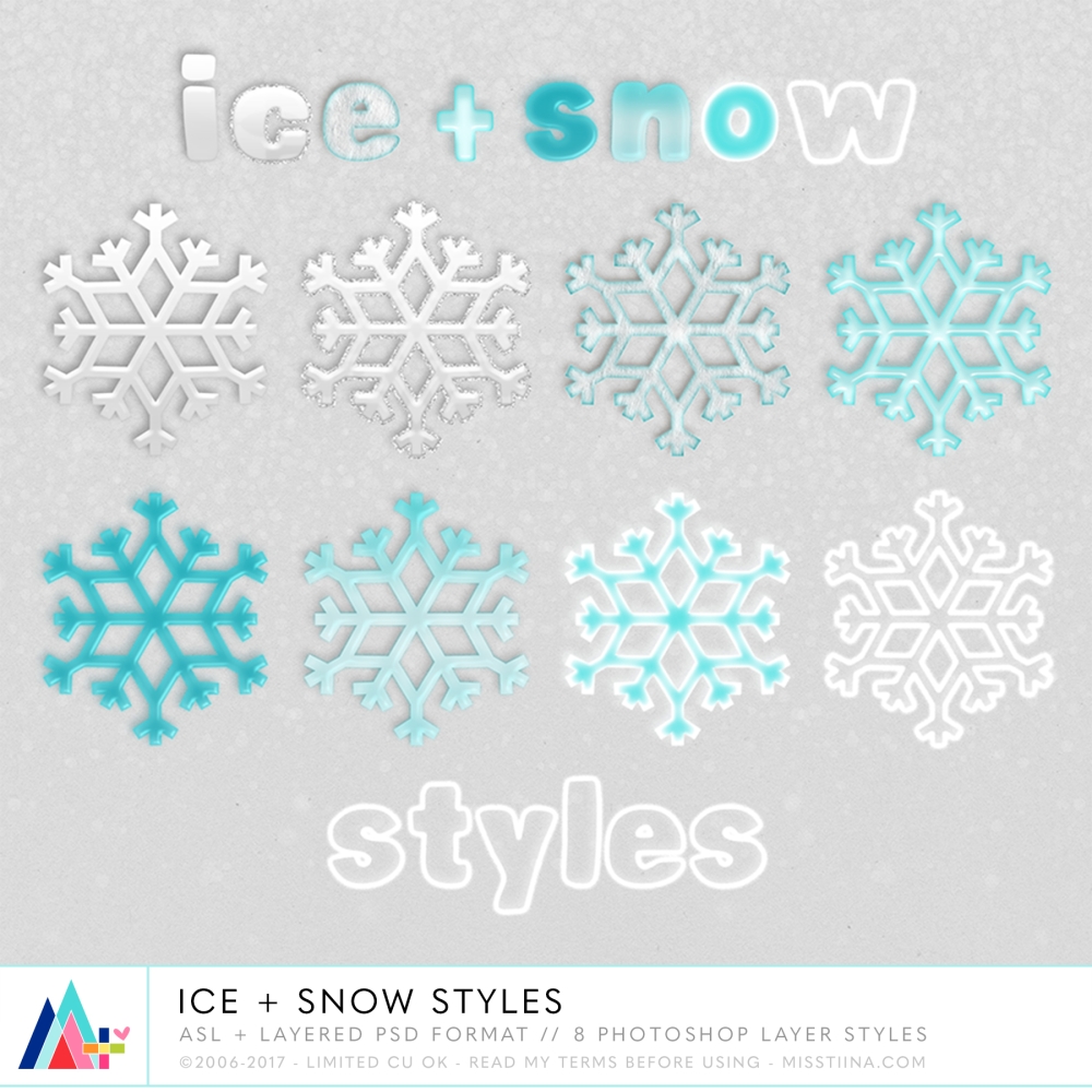 Ice + Snow Styles CU