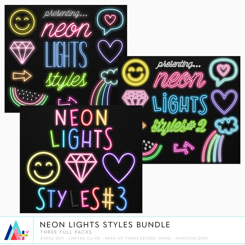 Neon Lights Styles Bundle CU