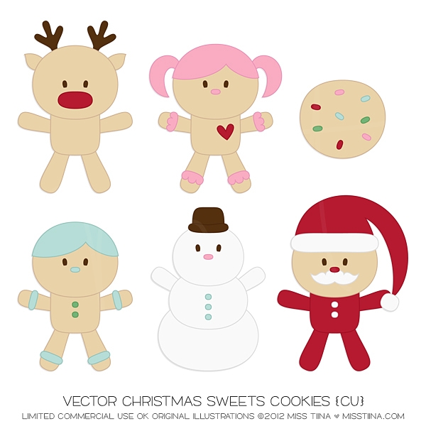 Christmas Sweets Cookies CU