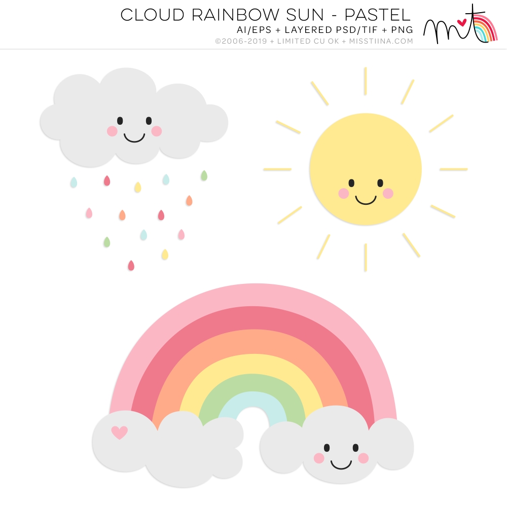 Cloud Rainbow Sun CU