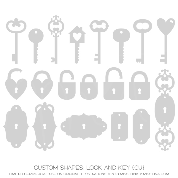 Lock and Key Shapes CU