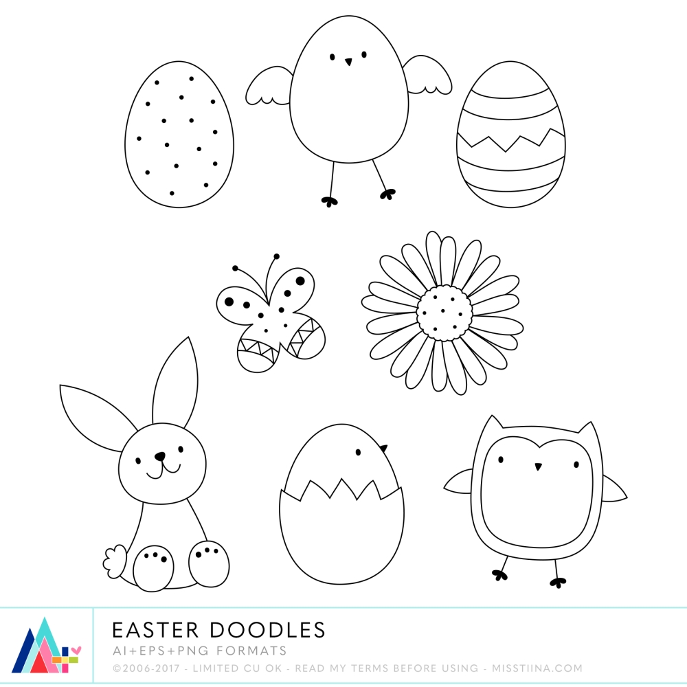 Easter Doodles CU
