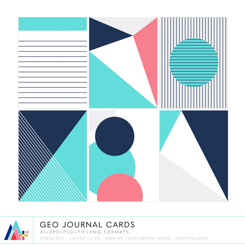 Geo Journal Cards CU