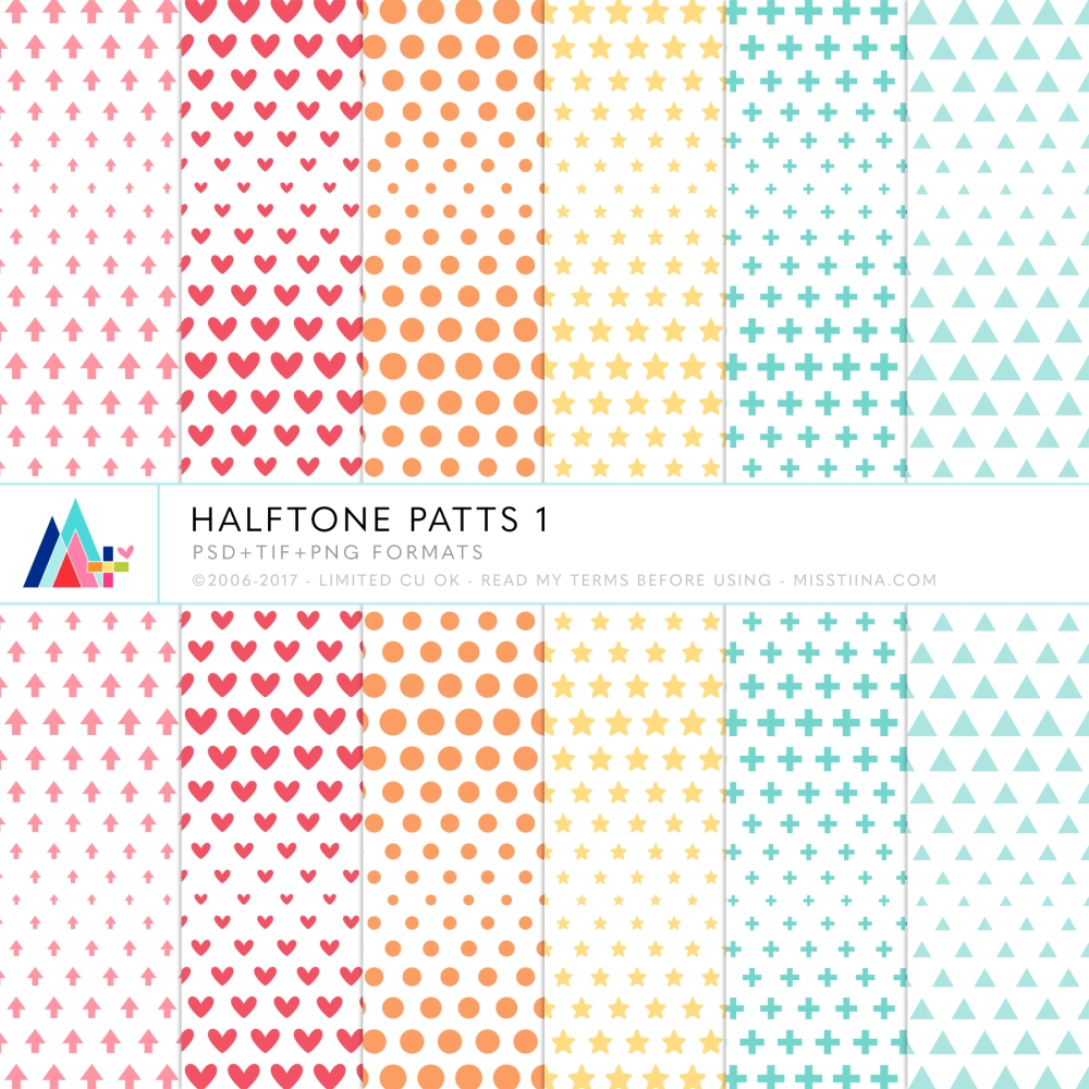 Halftone Patts 1 CU
