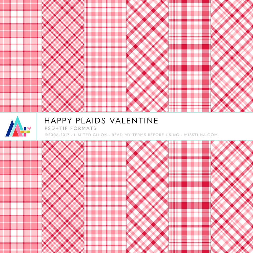 Happy Plaids Valentine CU