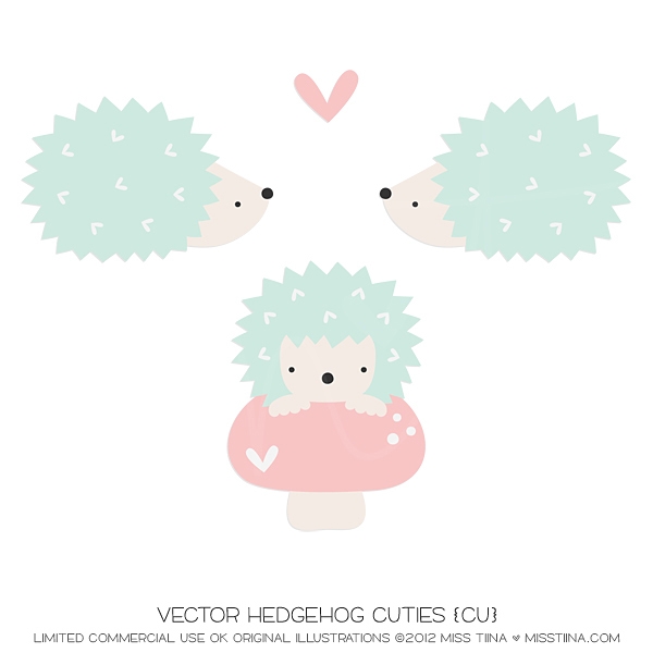 Hedgehog Cuties CU