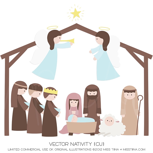 Christmas Nativity CU