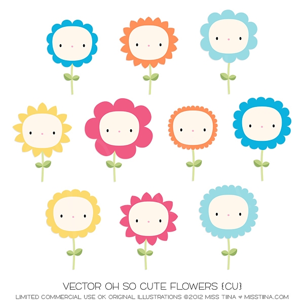Oh So Cute - Flowers CU