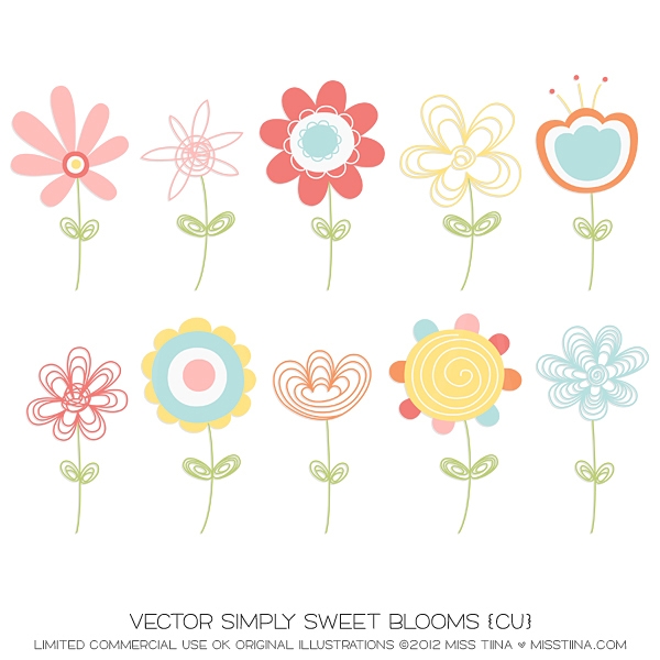Simply Sweet Blooms CU