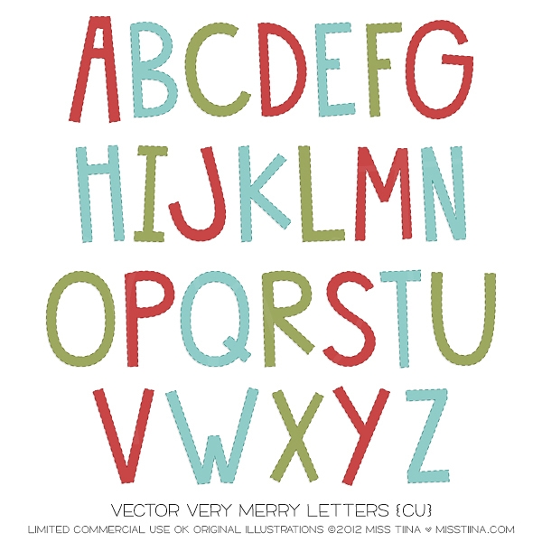 Very Merry Letters CU