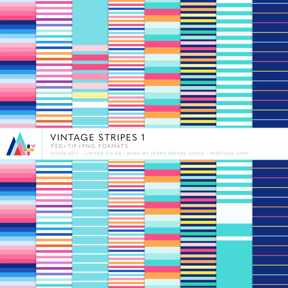 Vintage Stripes 1 CU