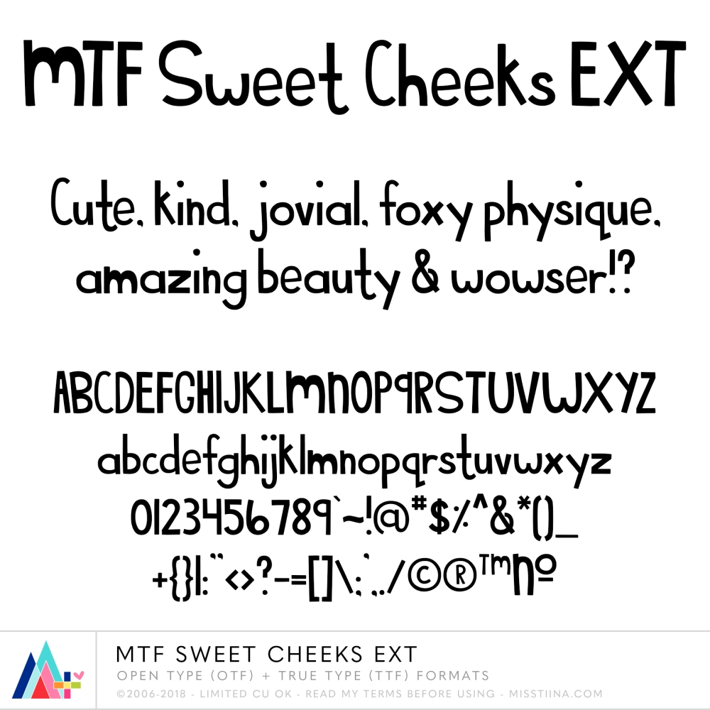 MTF Sweet Cheeks EXT CU