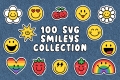 100 Smileys Collection SVG